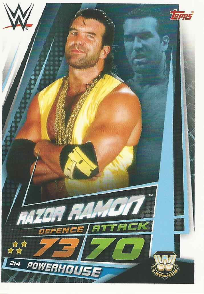 WWE Topps Slam Attax Universe 2019 Razor Ramon #214