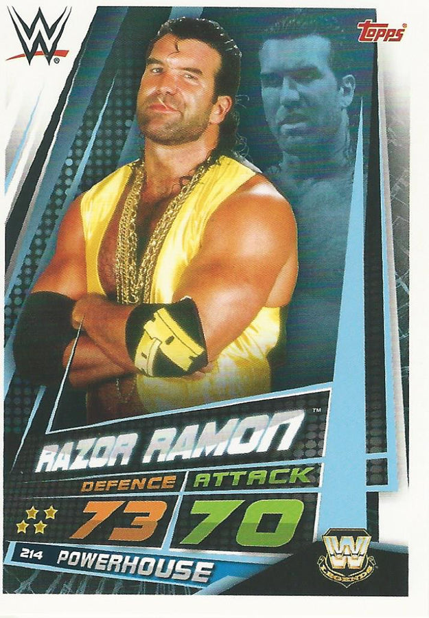 WWE Topps Slam Attax Universe 2019 Razor Ramon #214