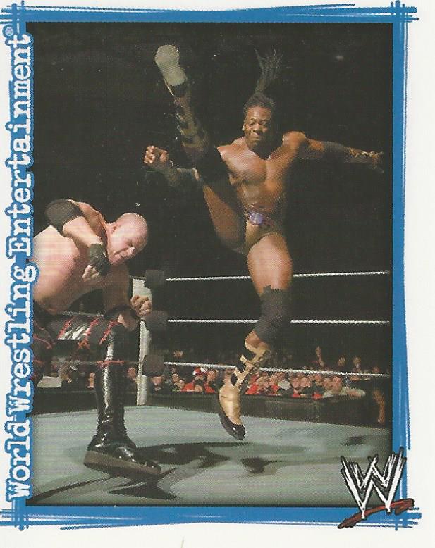 WWE Topps Superstars Uncovered 2007 Sticker Booker T #213