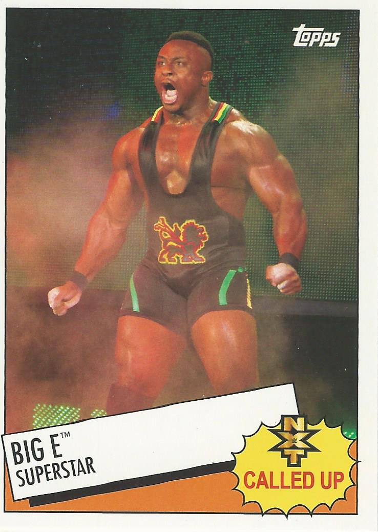 WWE Topps Heritage 2015 Big E 14 of 30 trading card PW Catalog