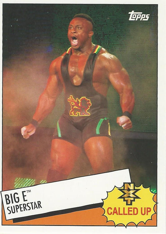 WWE Topps Heritage 2015 Big E 14 of 30 trading card PW Catalog