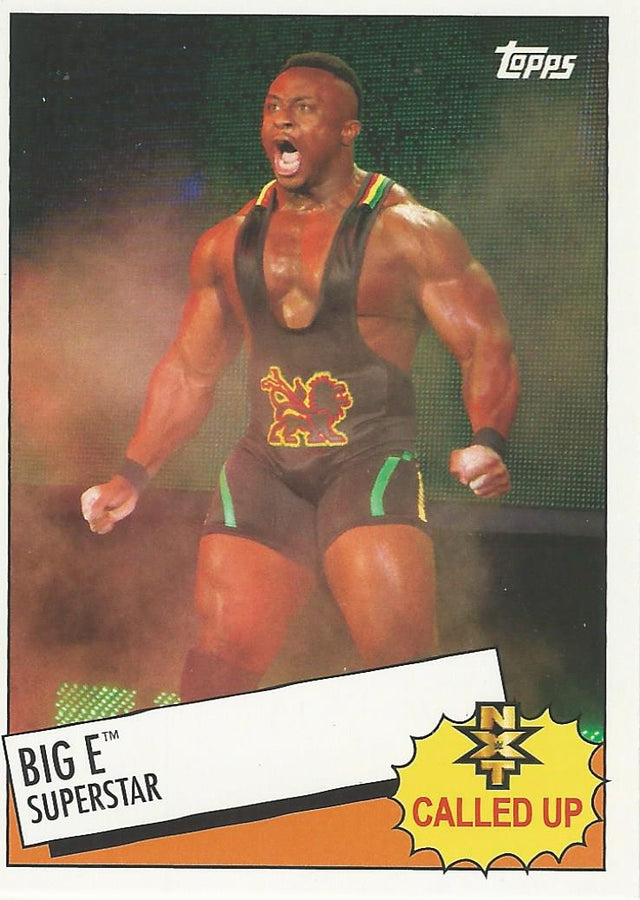 WWE Topps Heritage 2015 Big E 14 of 30 trading card PW Catalog