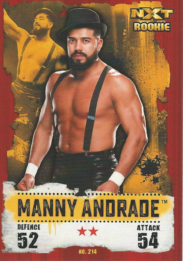 WWE Topps Slam Attax Takeover 2016 Manny Andrade #214
