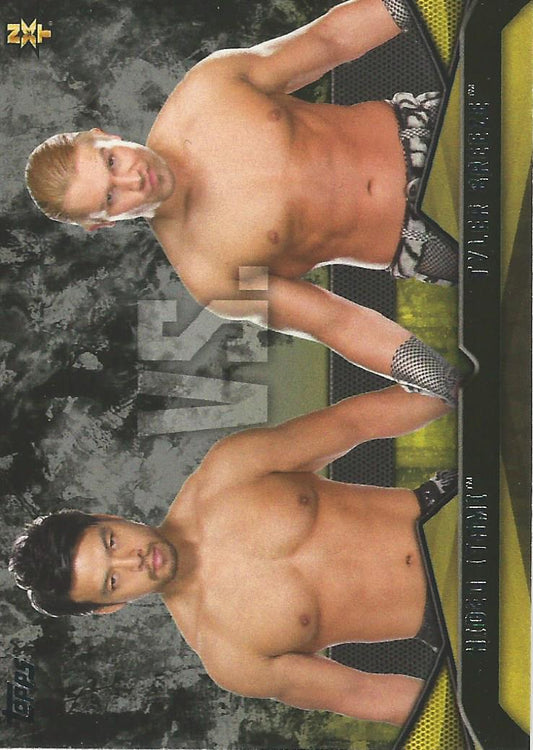 WWE Topps Then Now Forever 2016 Hideo Itami vs Tyler Breeze #14