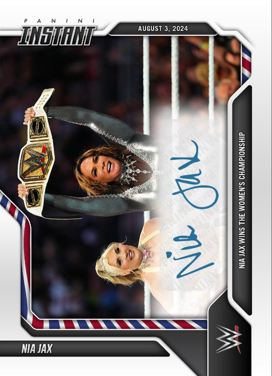 NIA JAX – NIA JAX Wins the Women’s Championship trading card PW Catalog