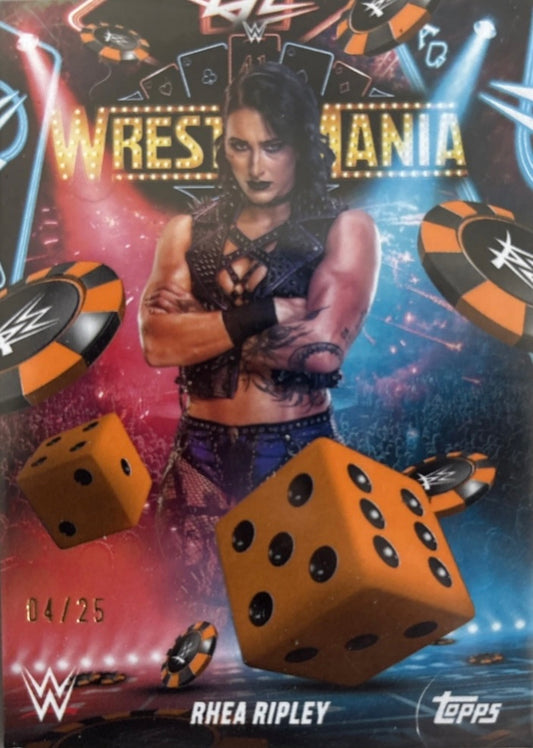 Rhea Ripley trading card PW Catalog