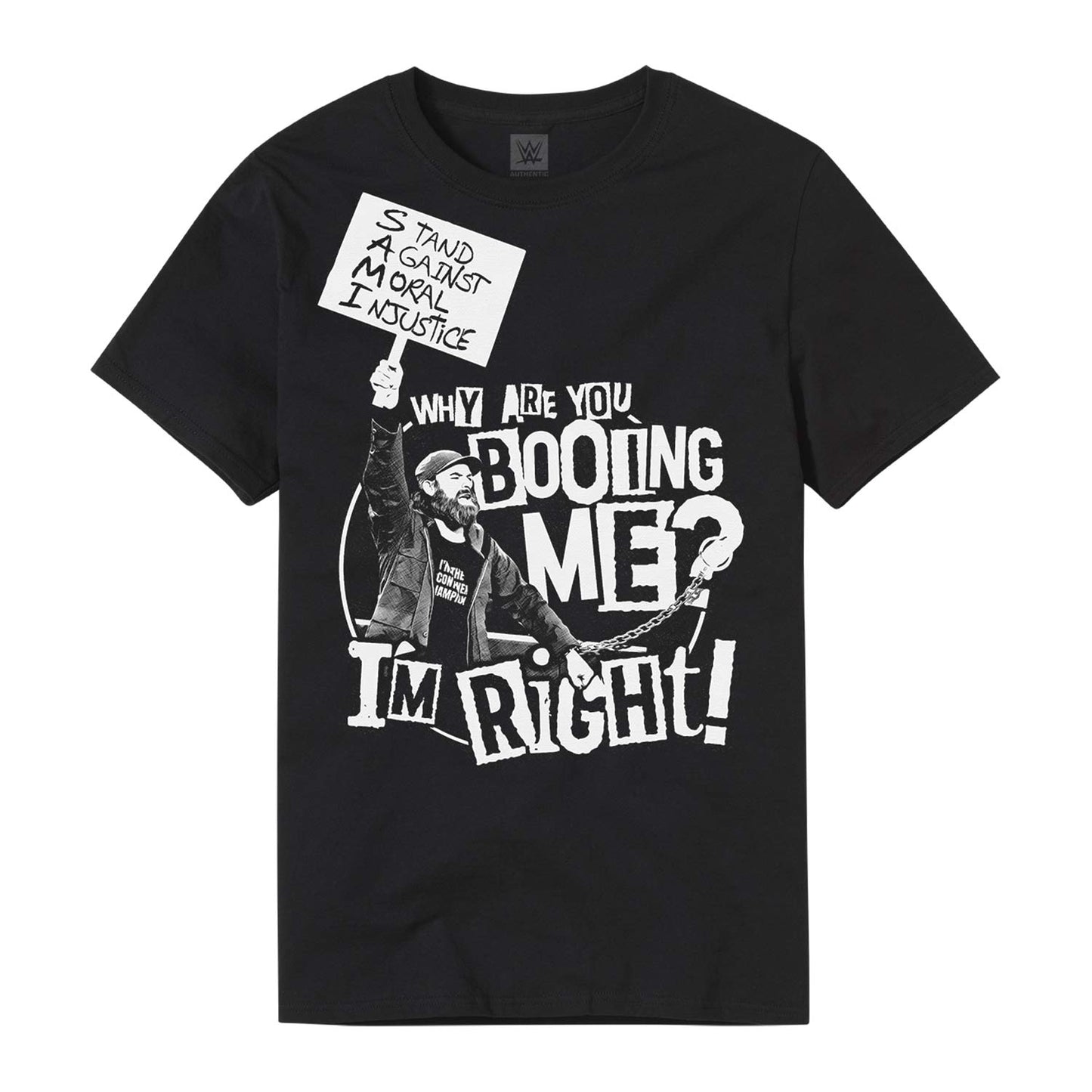 Sami Zayn "I'm Right!" Authentic T-Shirt
