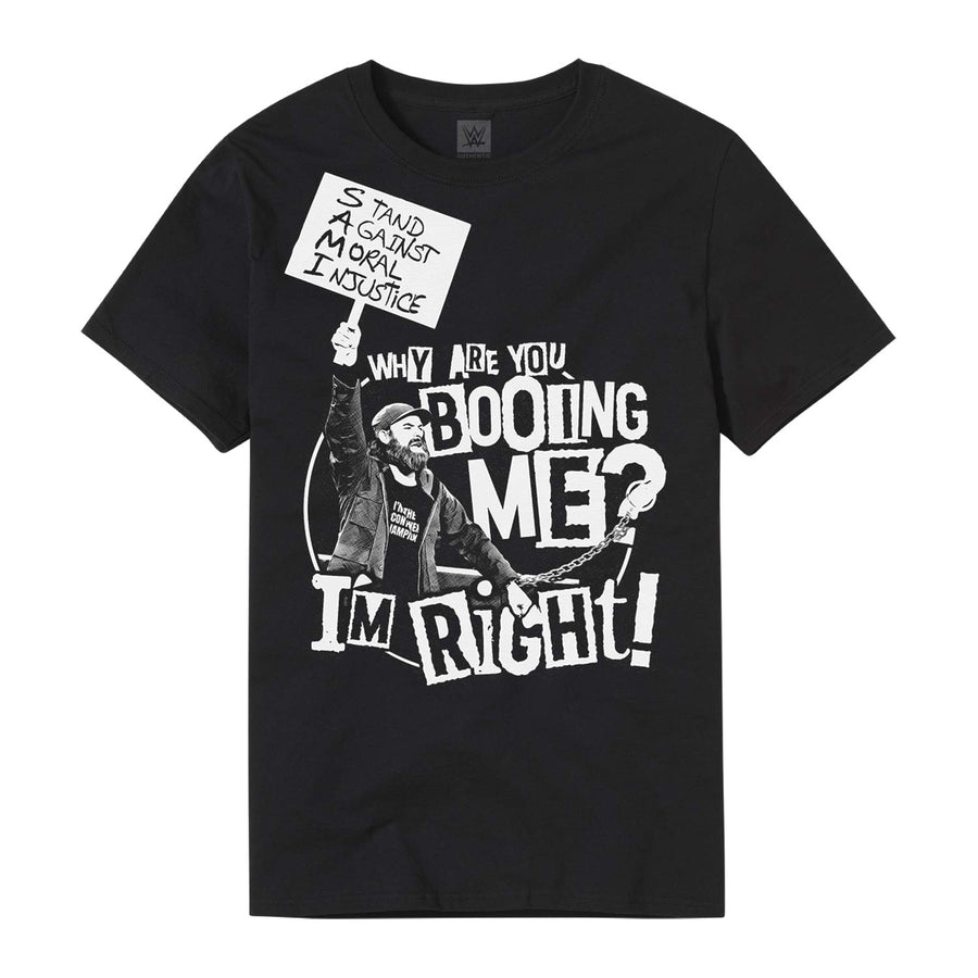 Sami Zayn "I'm Right!" Authentic T-Shirt