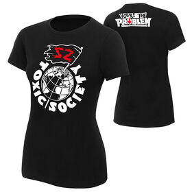Sami Zayn "Toxic Society" Women's Authentic T-Shirt T-Shirt PW Catalog