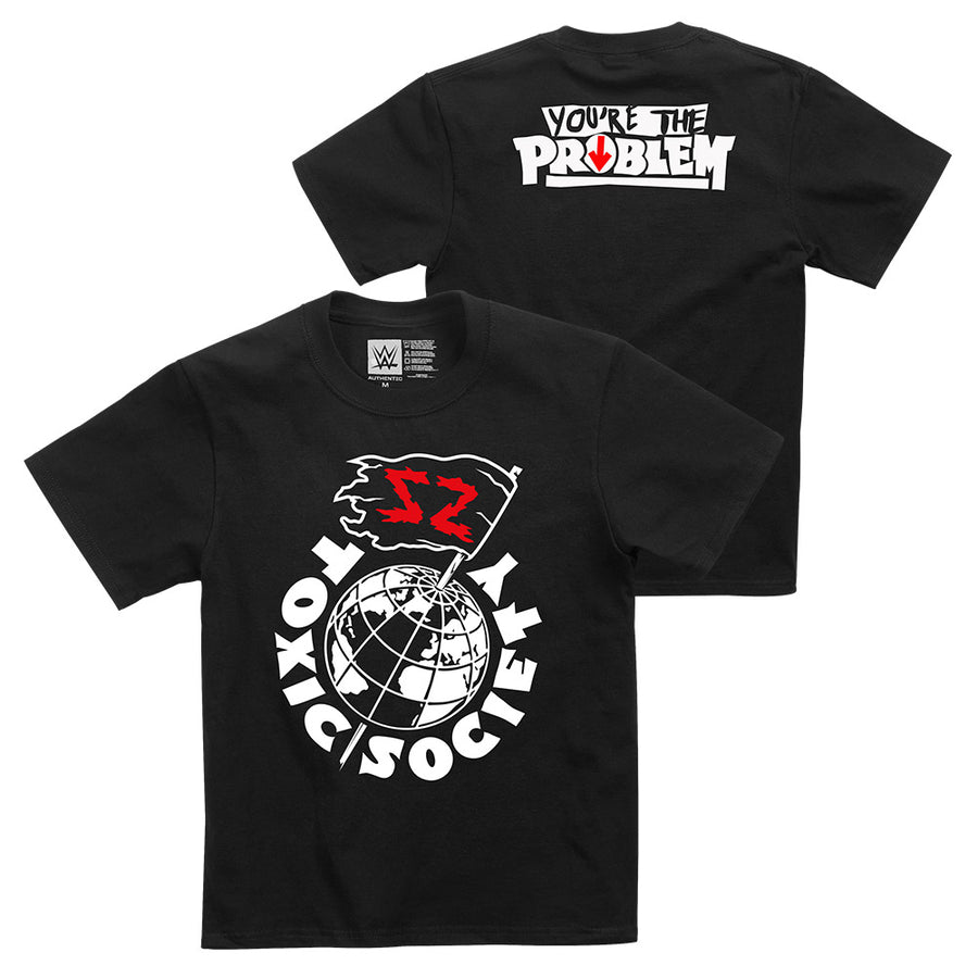 Sami Zayn "Toxic Society" Youth Authentic T-Shirt T-Shirt PW Catalog