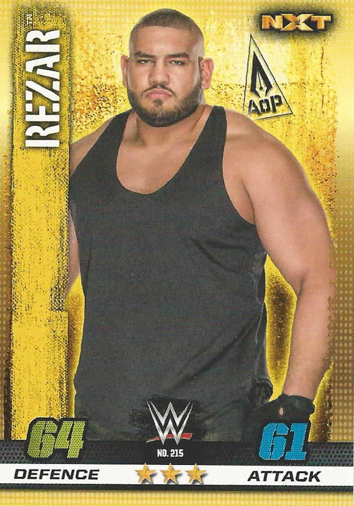 WWE Topps Slam Attax 10th Edition 2017 NXT Rezar #215
