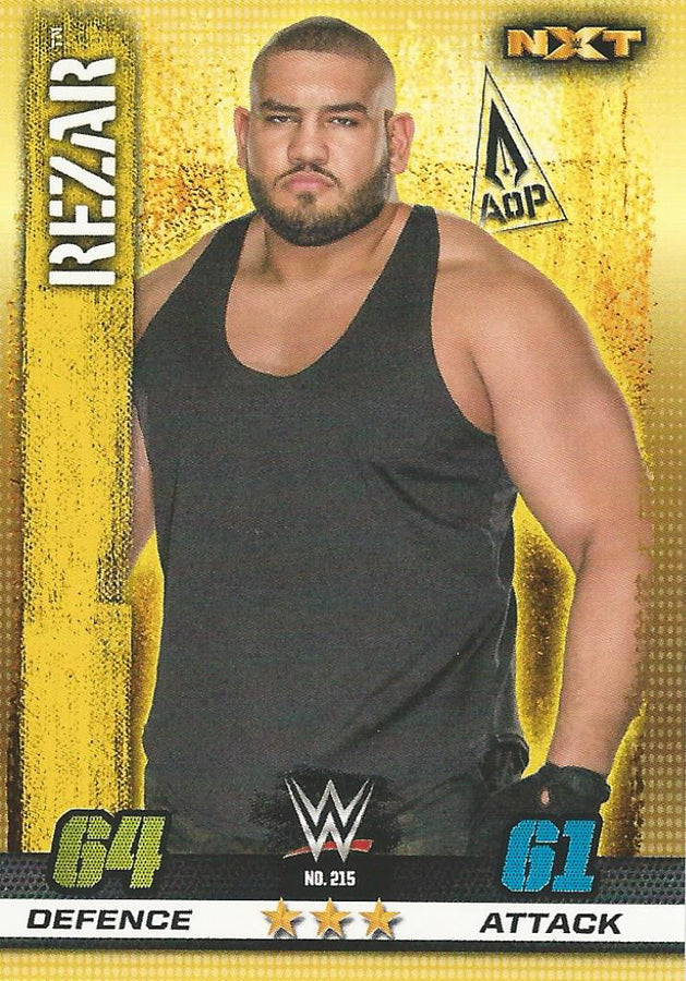 WWE Topps Slam Attax 10th Edition 2017 NXT Rezar #215