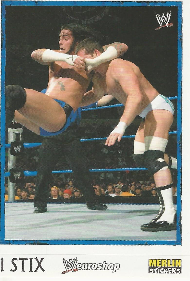 WWE Merlin Heros 2008 Stickers CM Punk #96