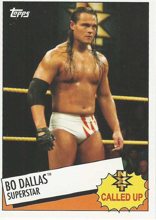 WWE Topps Heritage 2015 Bo Dallas 15 of 30 trading card PW Catalog