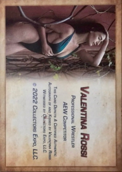Valentina Rossi trading card PW Catalog