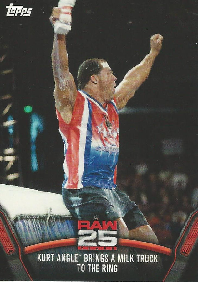 WWE Topps Then Now Forever 2018 Kurt Angle Raw-16 trading card PW Catalog