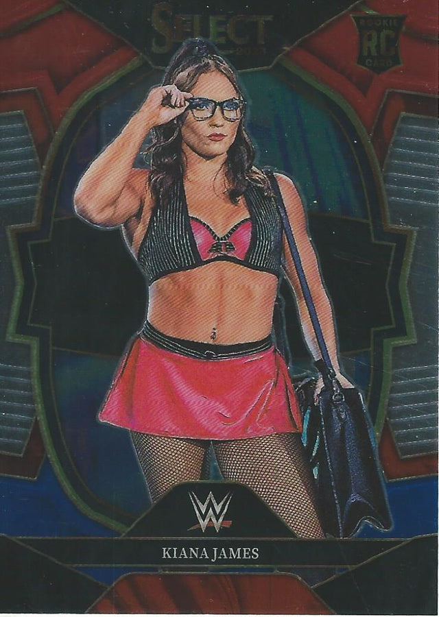 WWE Panini Select 2023 Red/Silver/Blue Kiana James #45