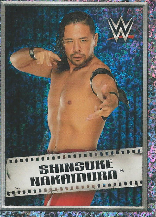 WWE Topps 2018 Stickers Shinsuke Nakamura Foil #216