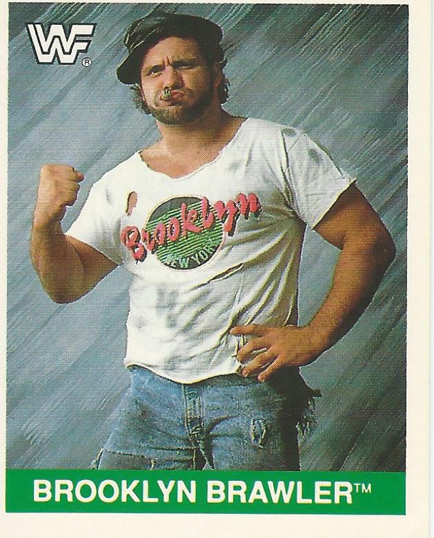 WWF Merlin Sticker Collection 1990 Brooklyn Brawler #216