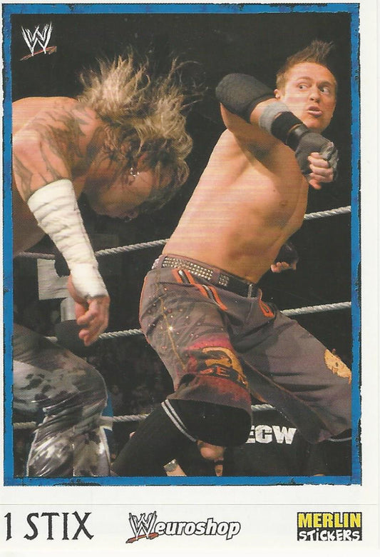 WWE Merlin Heros Stickers 2008 The Miz #102