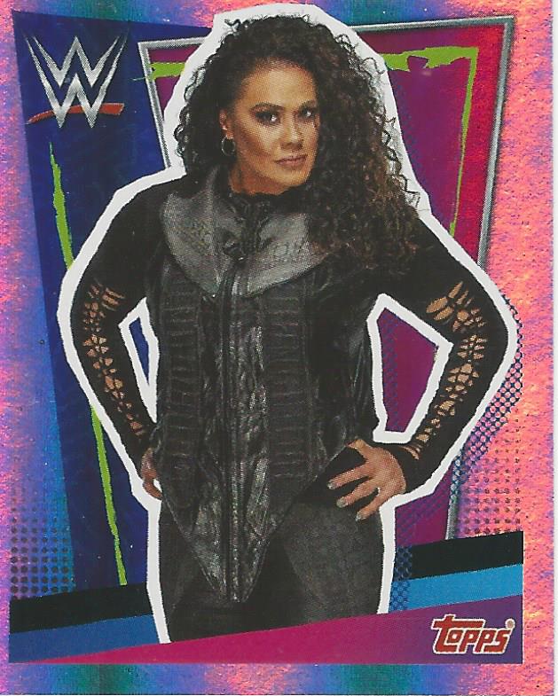 WWE Topps Road to Wrestlemania Stickers 2021 Tamina #217
