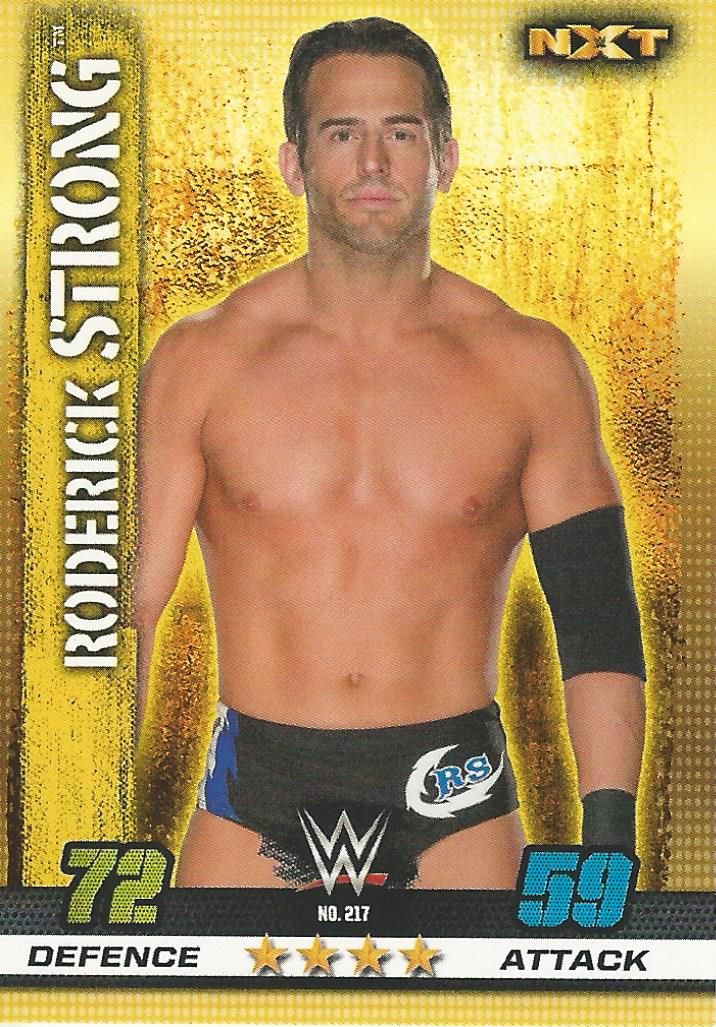 WWE Topps Slam Attax 10th Edition 2017 NXT Roderick Strong #217