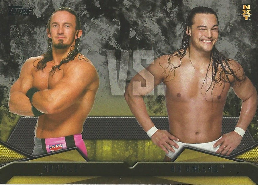 WWE Topps Then Now Forever 2016 Neville vs. Bo Dallas #17