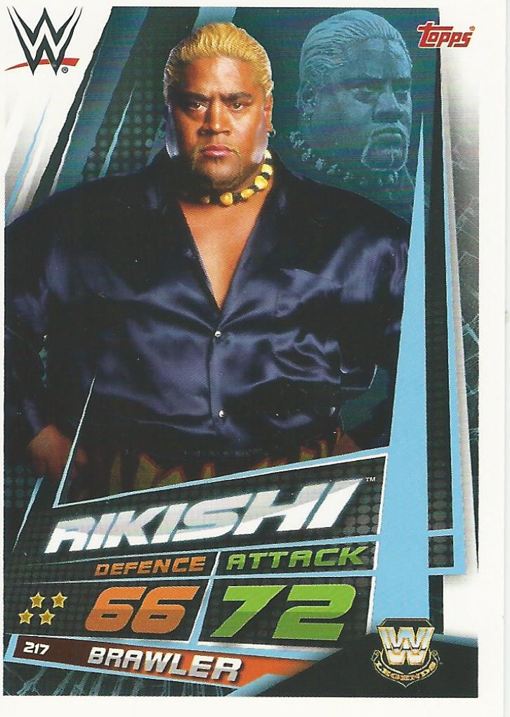 WWE Topps Slam Attax Universe 2019 Rikishi #217
