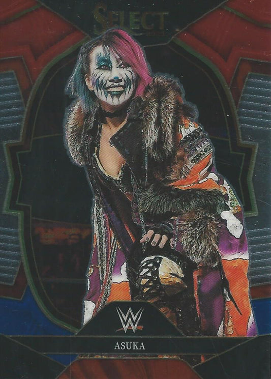 WWE Panini Select 2023 Red/Silver/Blue Asuka #46
