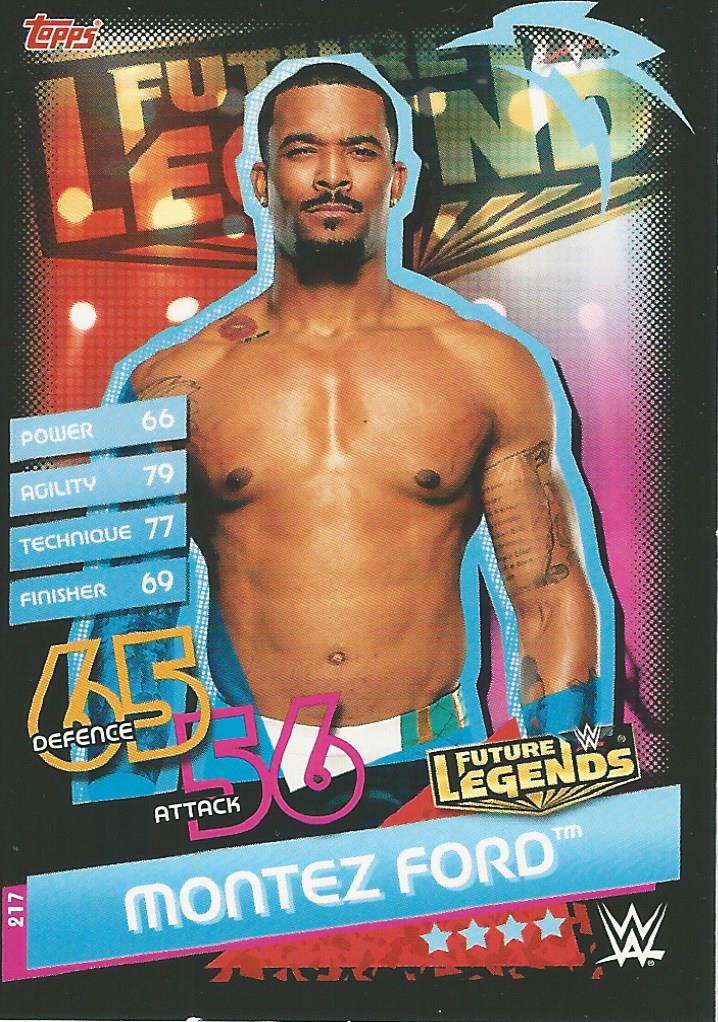 WWE Topps Slam Attax Reloaded 2020 Montez Ford #217