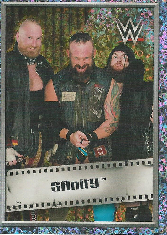 WWE Topps 2018 Stickers Sanity Eric Young Nikki Cross Alexander Wolfe Foil #217