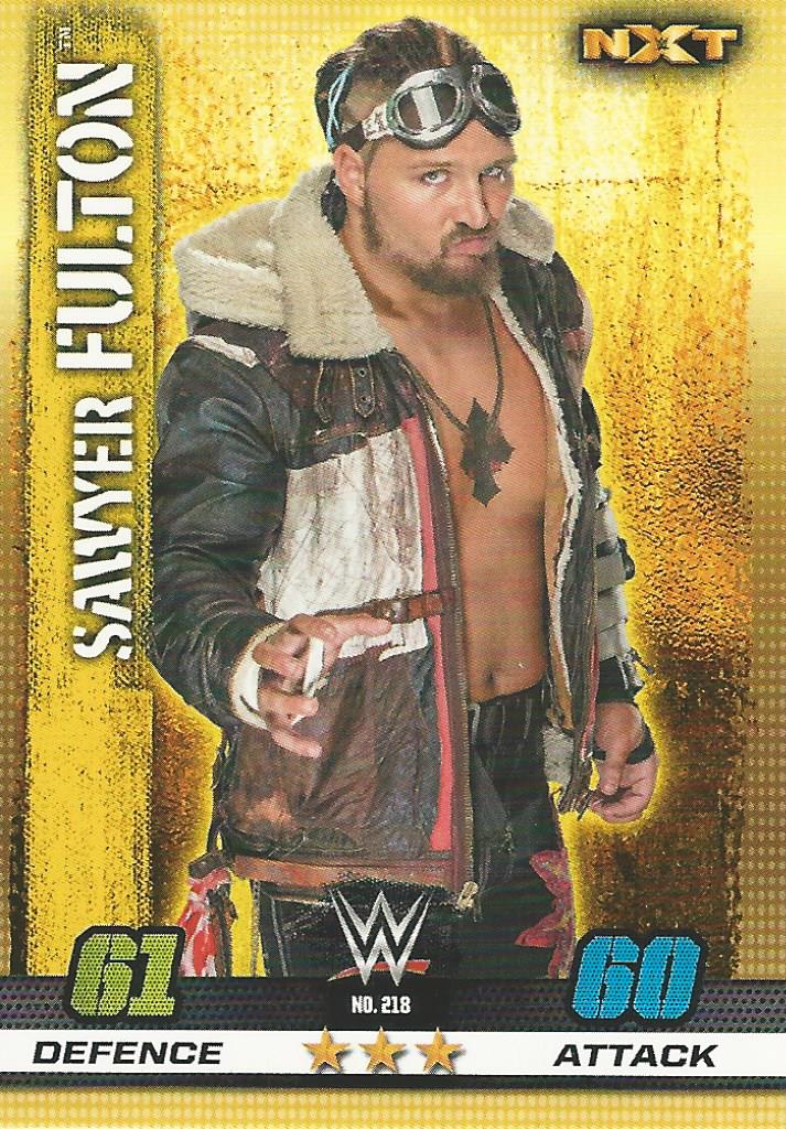 WWE Topps Slam Attax 10th Edition 2017 NXT Sawyer Fulton #218
