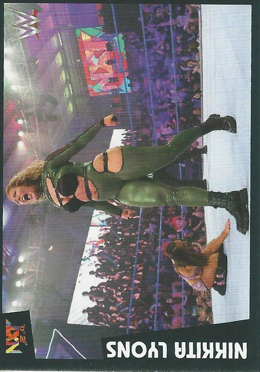 WWE Panini 2022 Sticker Collection Nikkita Lyons #218