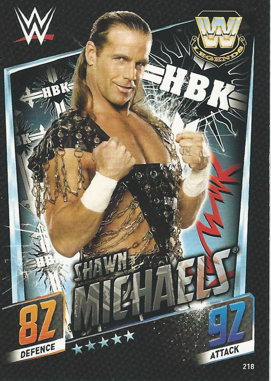 WWE Topps Slam Attax 2015 Then Now Forever Shawn Michaels #218