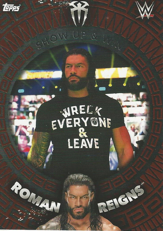 Topps WWE Superstars 2021 Roman Reigns #218