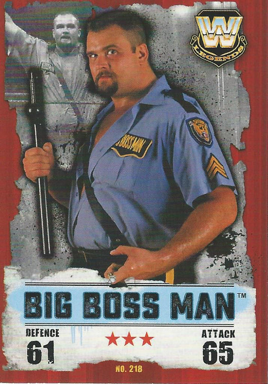 WWE Topps Slam Attax Takeover 2016 Big Boss Man #218