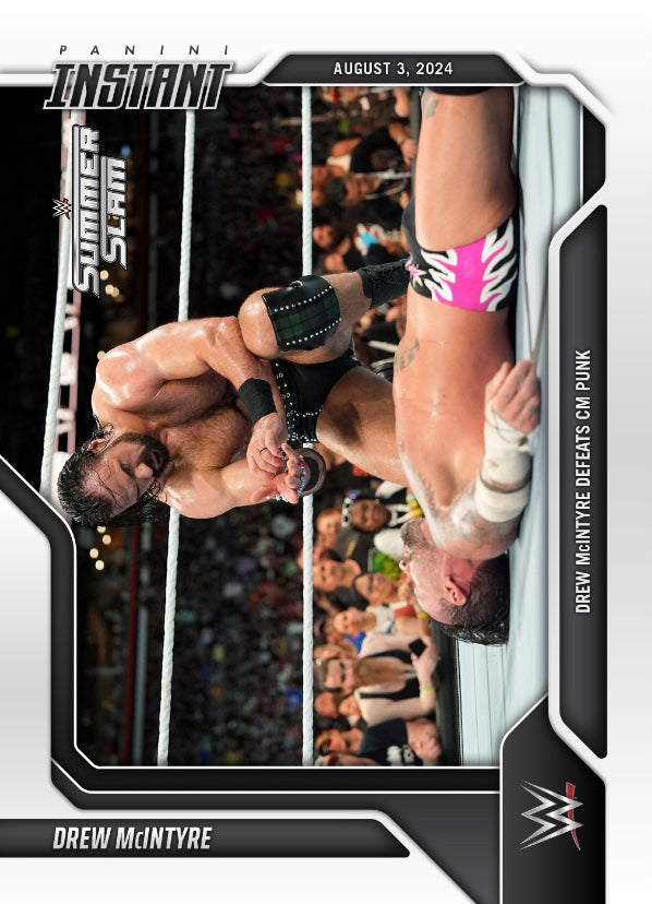 Drew Mcintyre – Drew Mcintyre Defeats CM Punk trading card PW Catalog