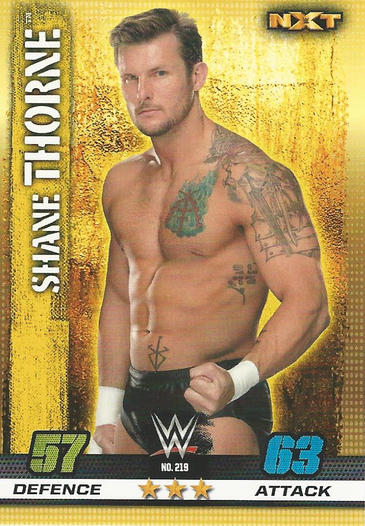 WWE Topps Slam Attax 10th Edition 2017 NXT Shane Thorne #219