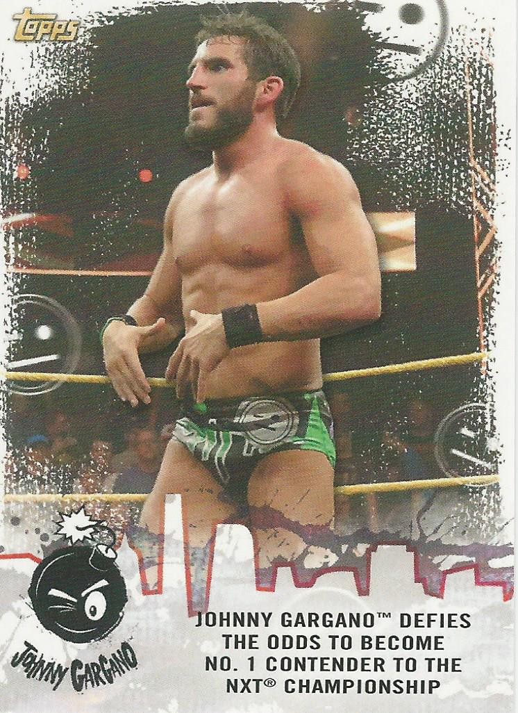 WWE Topps NXT 2020 Johnny Gargano JG-9 trading card PW Catalog
