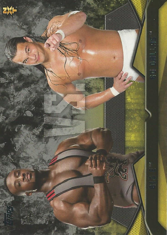 WWE Topps Then Now Forever 2016 Big E vs Bo Dallas #19