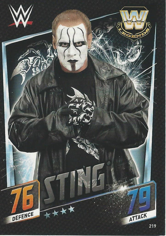 WWE Topps Slam Attax 2015 Then Now Forever Sting #219