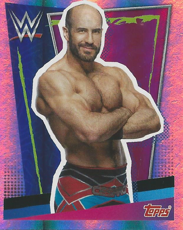 WWE Topps Road to Wrestlemania Stickers 2021 Cesaro #219