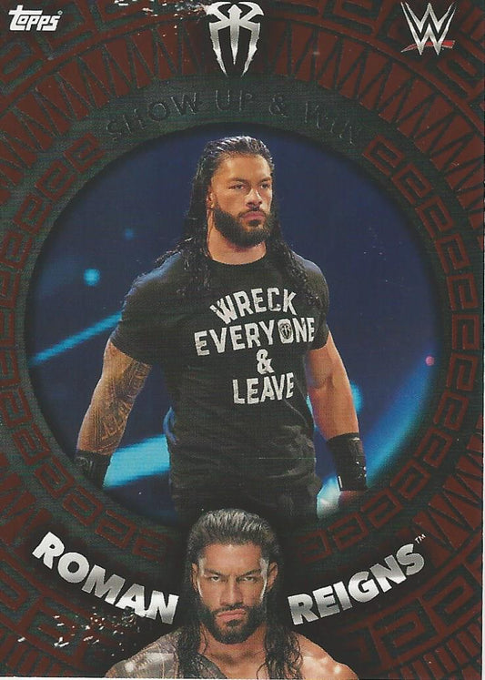 Topps WWE Superstars 2021 Roman Reigns #219