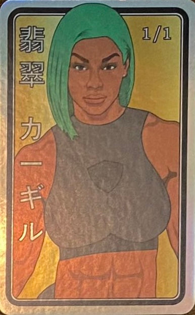Jade Cargill (Green Hair) trading card PW Catalog