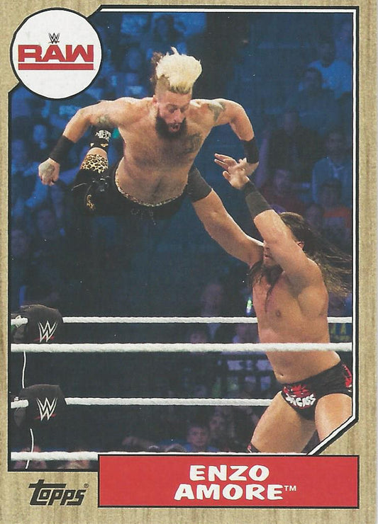 WWE Topps Heritage 2017 Enzo Amore #21