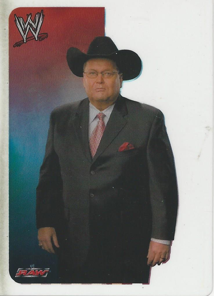 WWE Edibas Lamincards 2004 Jim Ross #21