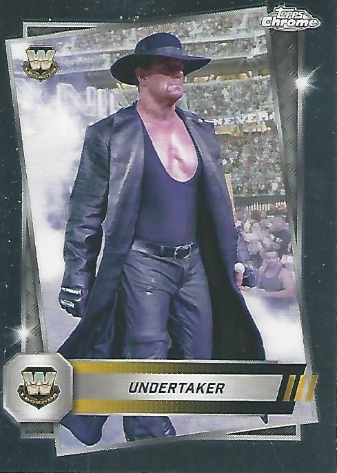 WWE Topps Chrome 2025 Trading Cards Undertaker No.21 PW Catalog
