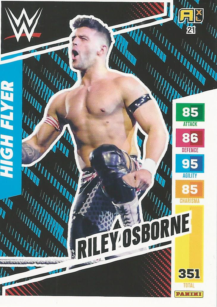 WWE Panini XL Adrenalyn 2024 Riley Osborne #21 Rookie