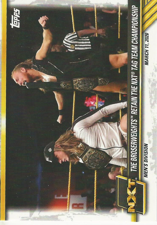 WWE Topps NXT 2021 Matt Riddle and Pete Dunne #6