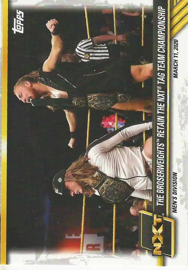 WWE Topps NXT 2021 Matt Riddle and Pete Dunne #6